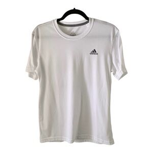 Adidas Men T Shirt White Climalite  Size M